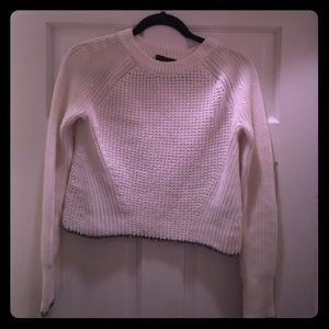 Cropped knit sweater xs rag and bone.